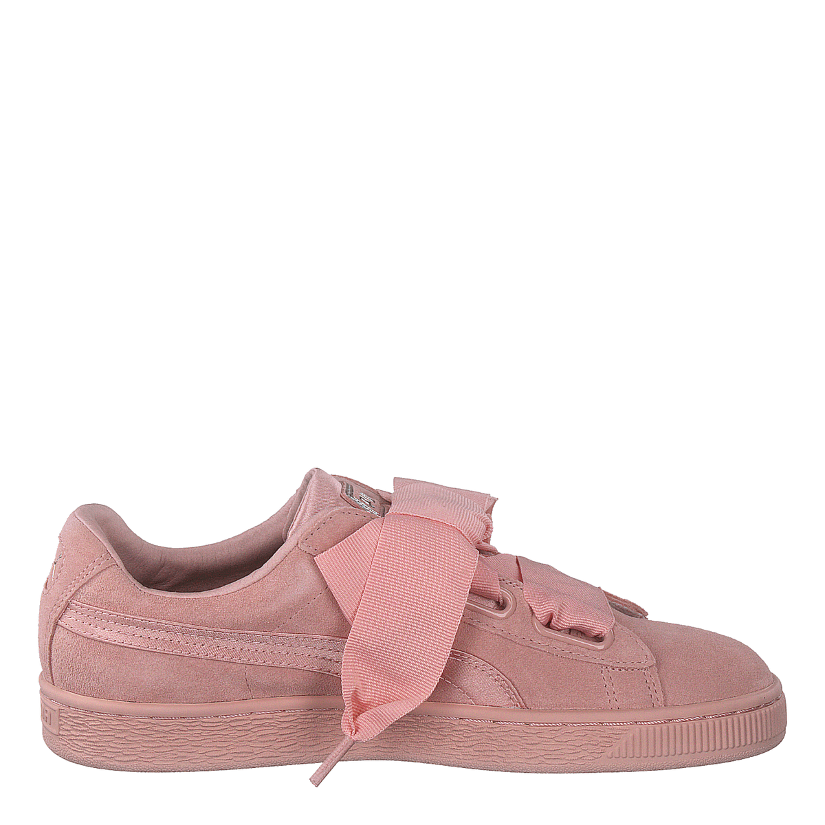 W Suede Heart Ep Pink