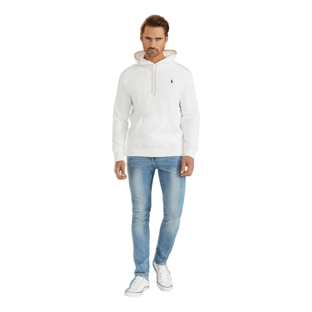 The RL Fleece Hoodie White/C7996