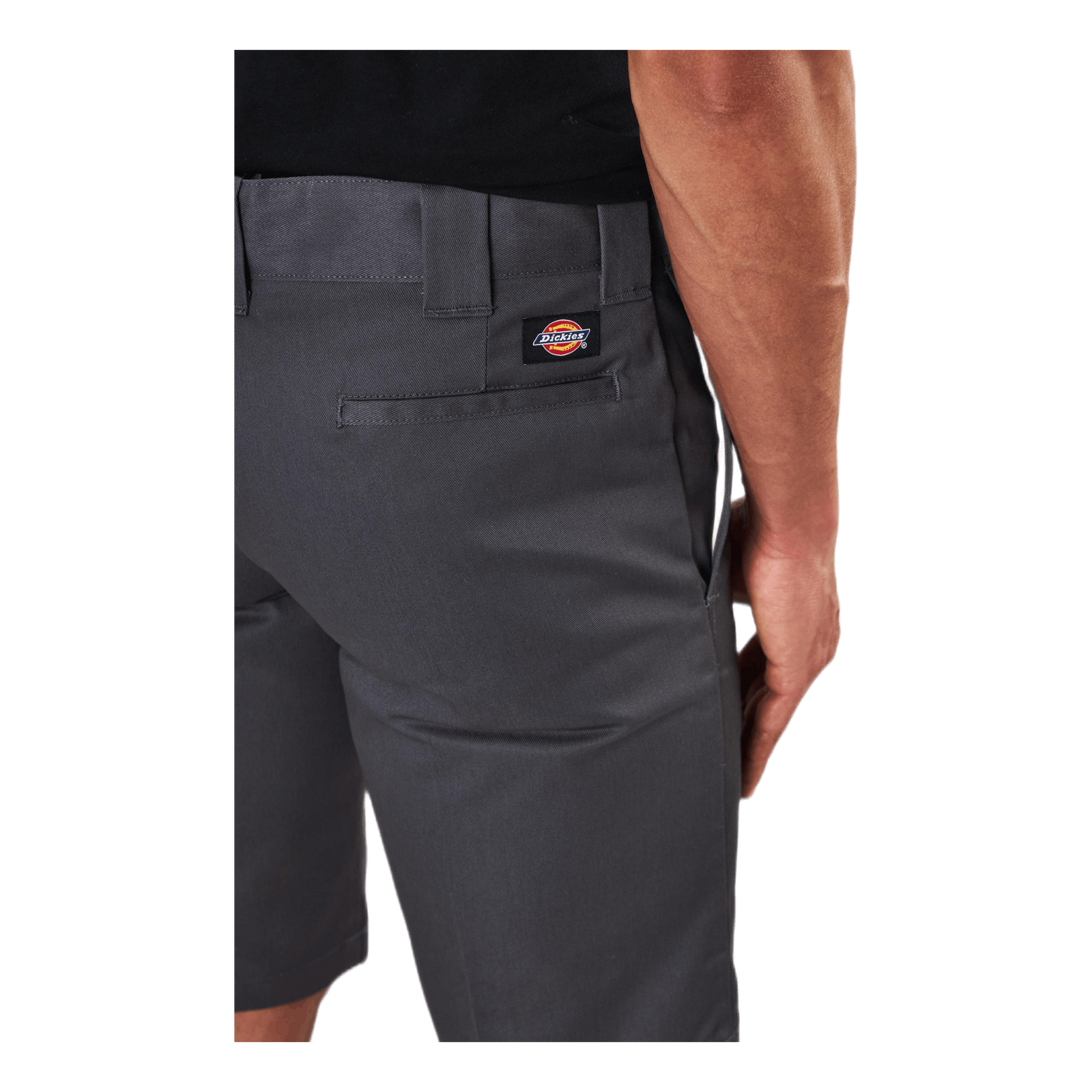 11´ Slim Straight Work Shorts Gray