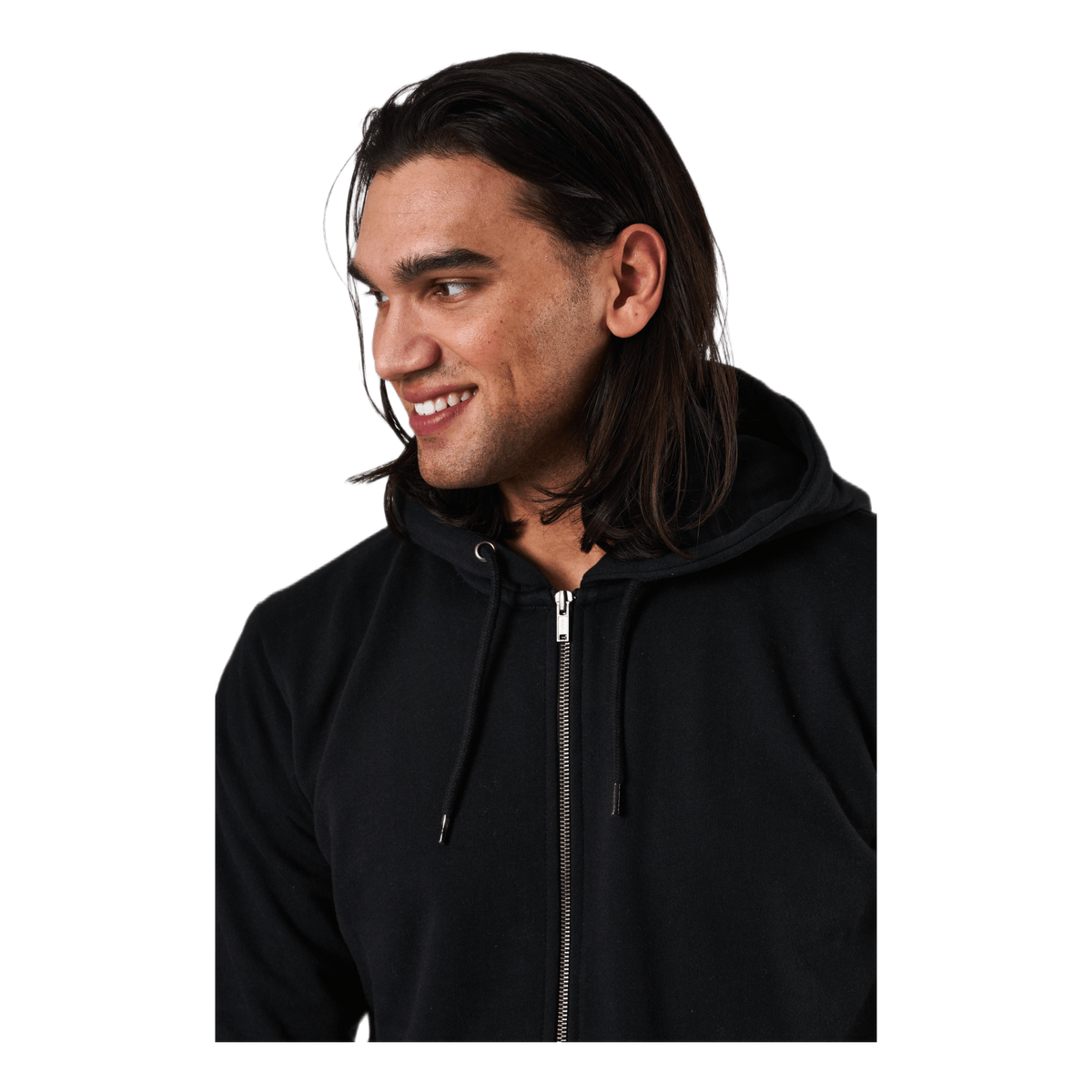 Kingsley Zip Hoodie Black