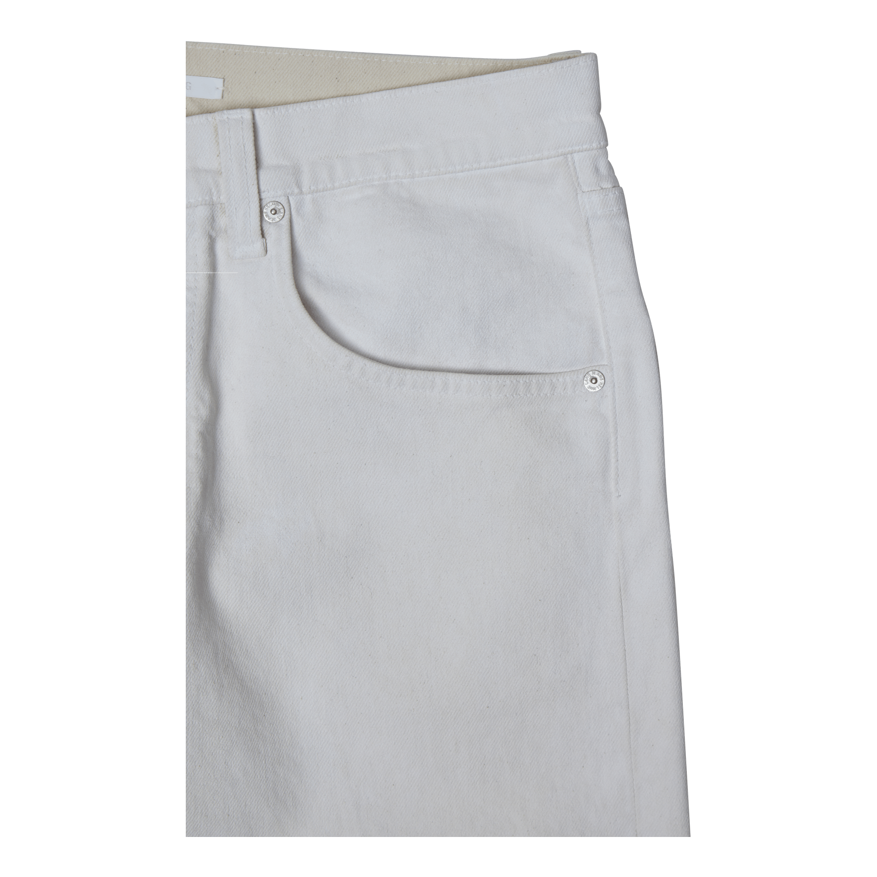 Masc Hi Straight Jeans White White