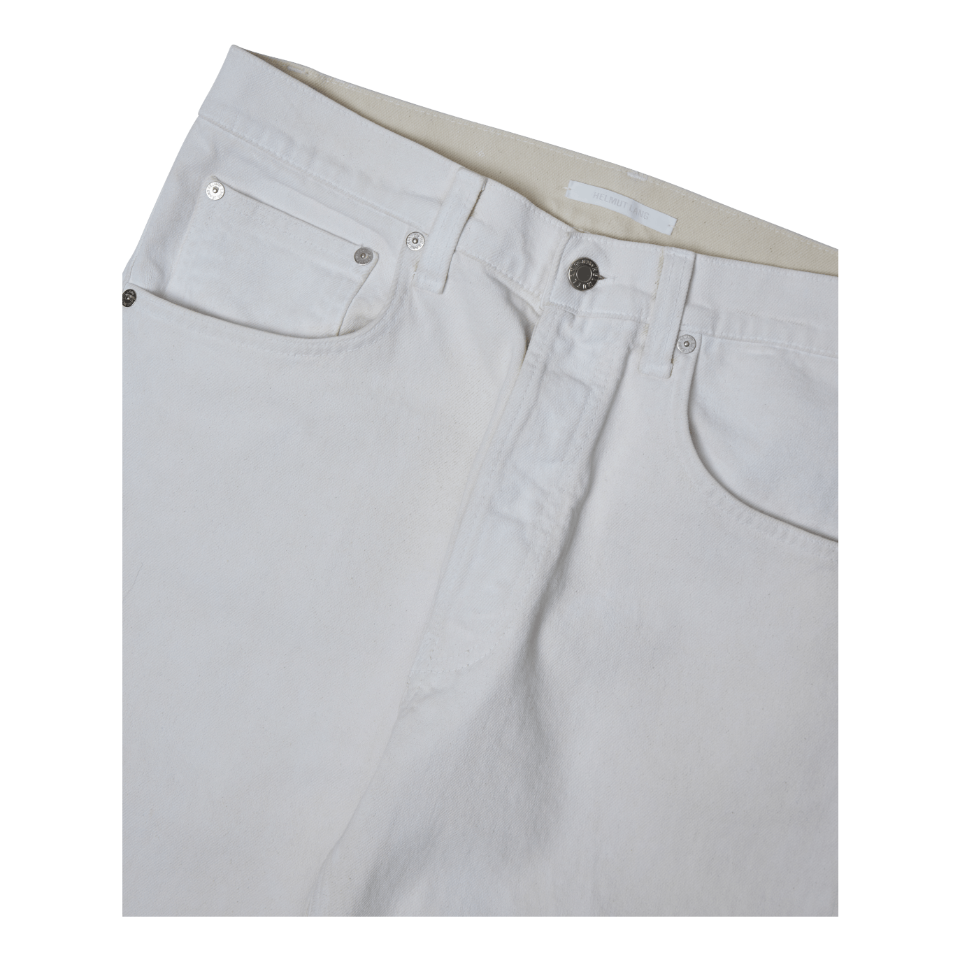 Masc Hi Straight Jeans White White