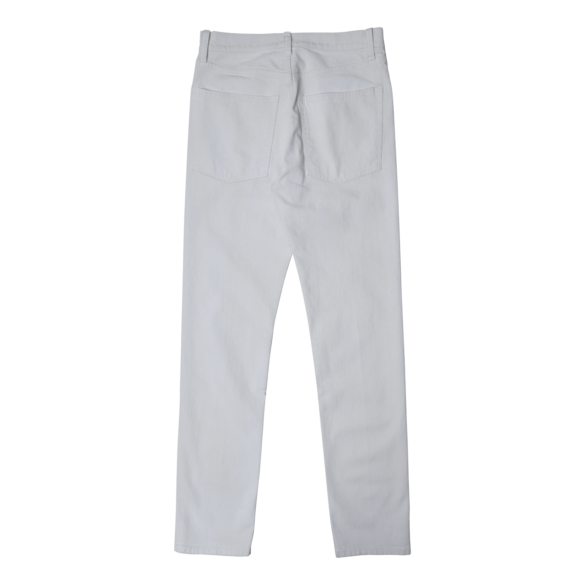 Masc Hi Straight Jeans White White