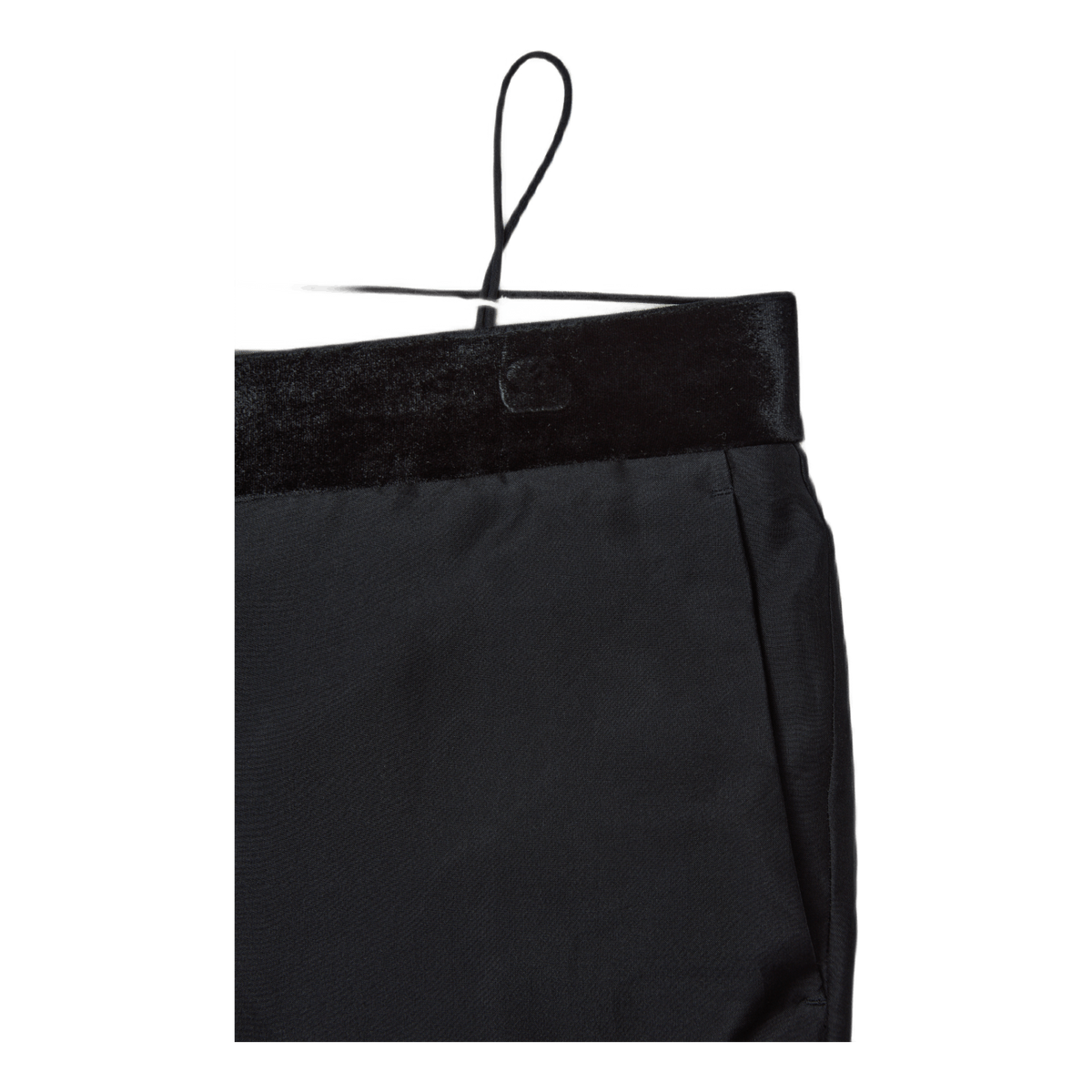 Straight Leg Organza Pant Blac Black