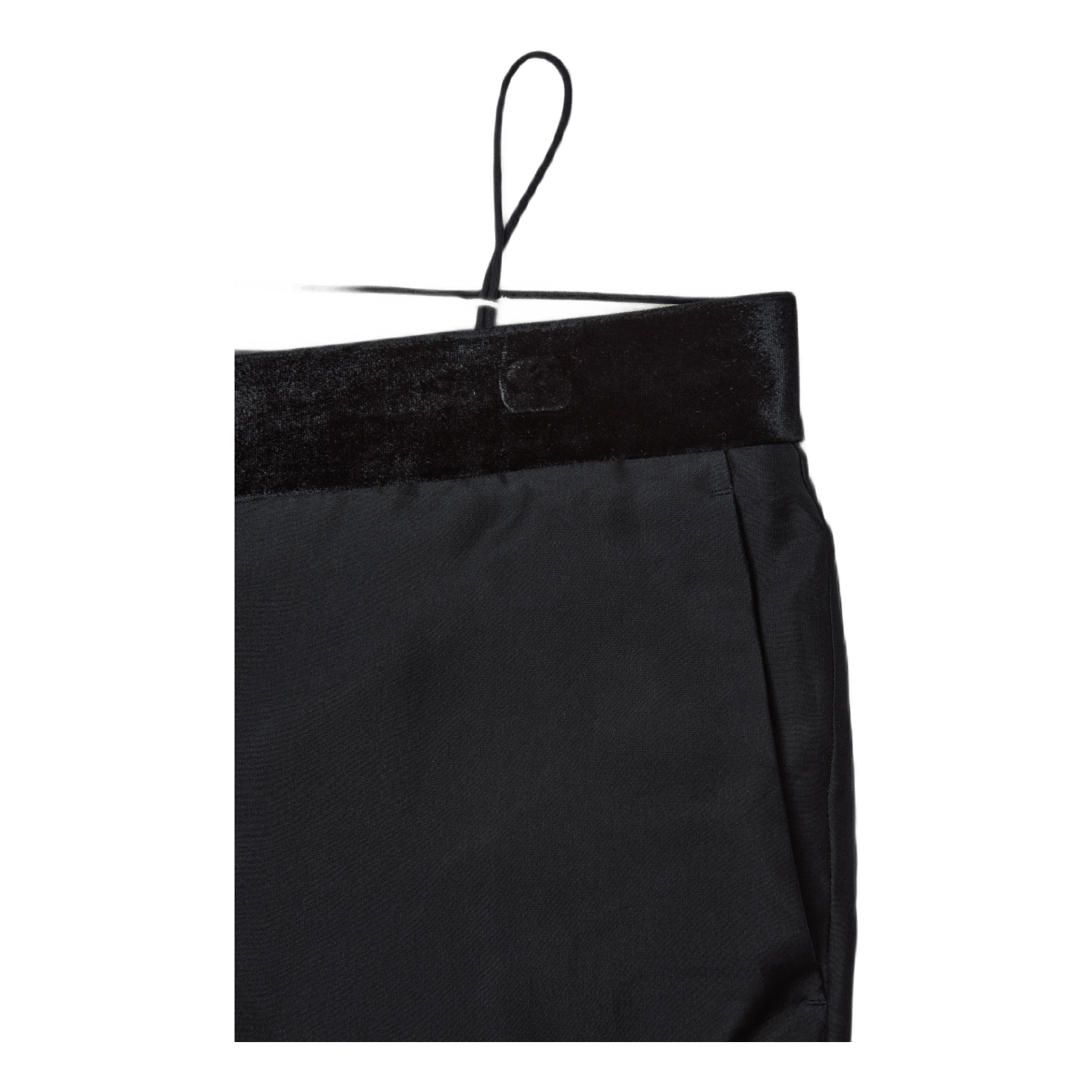 Straight Leg Organza Pant Blac Black