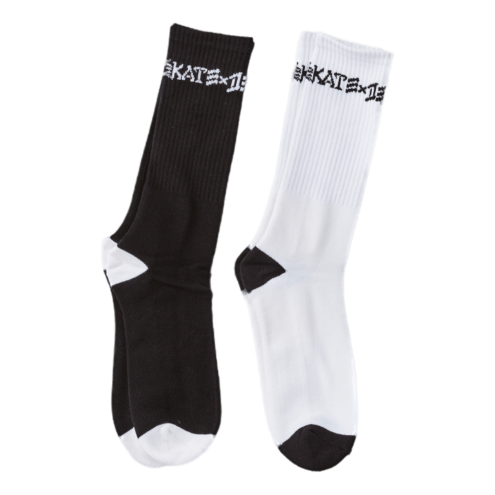 Skate And Destroy 2-pack Socks White
