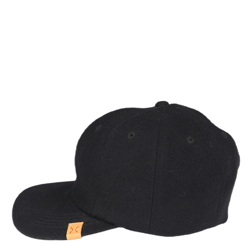 Excelsior Cap (wool/linen) Black