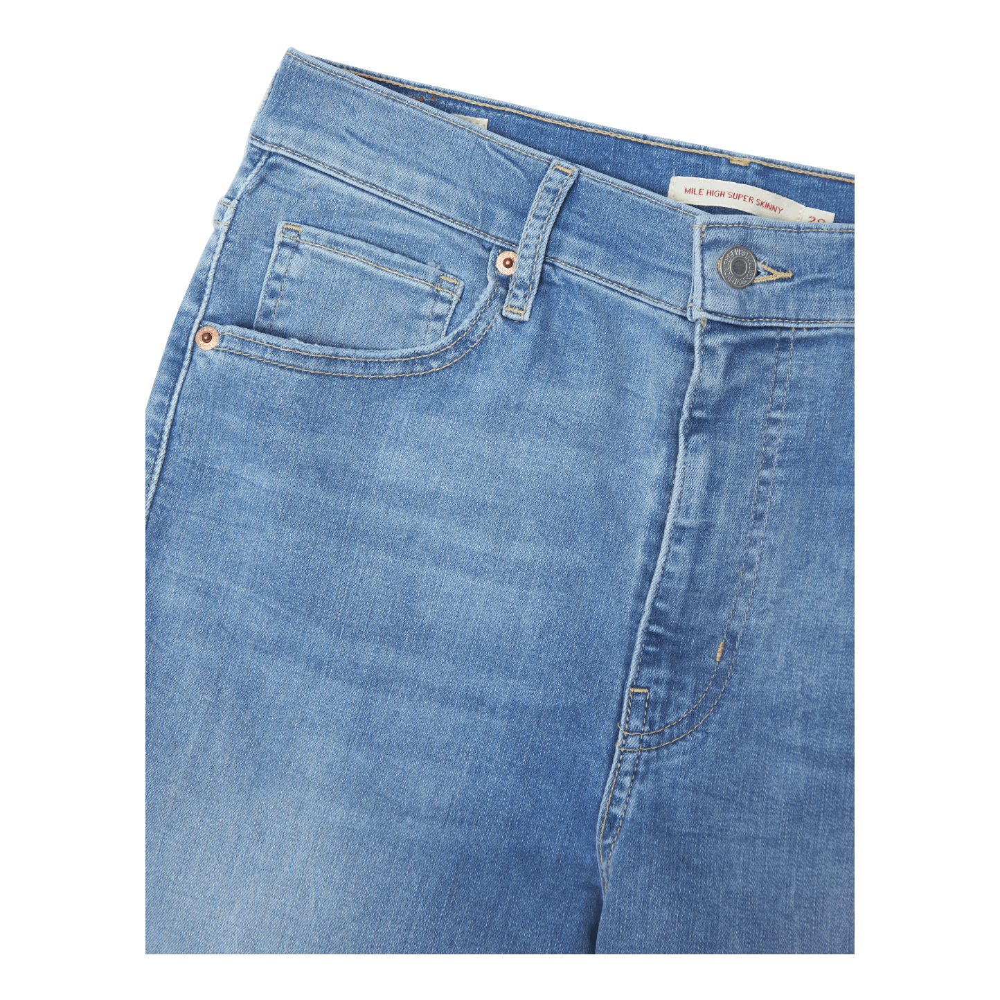 Mile High Super Skinny Jeans Blue