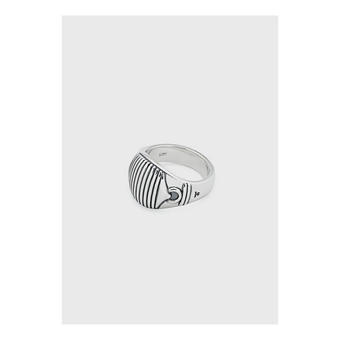 Link Signet Ring Silver