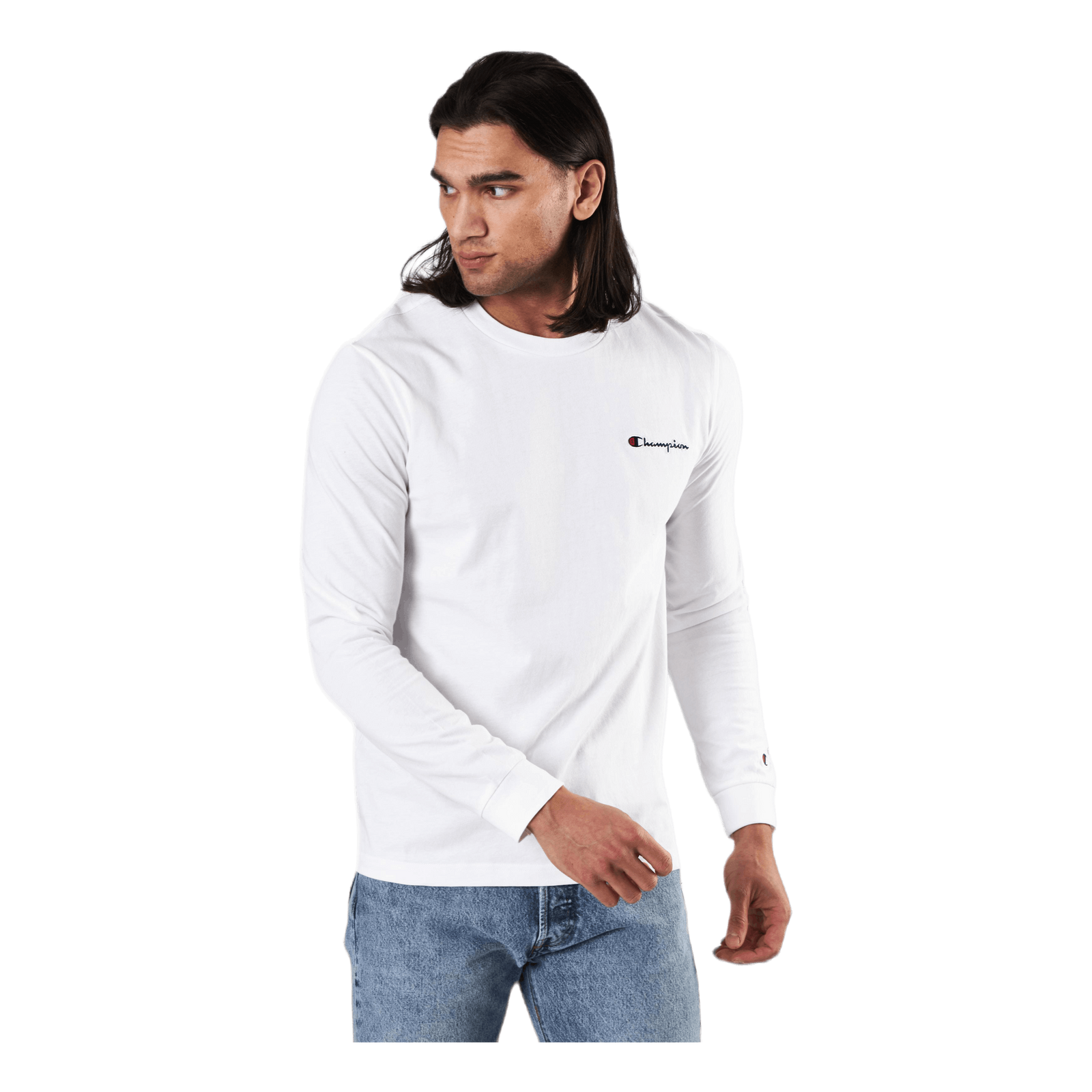 Crewneck Long Sleeve T-shirt Wht
