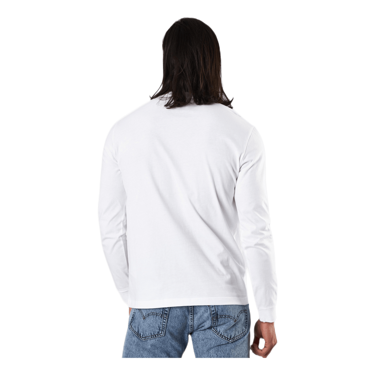 Crewneck Long Sleeve T-shirt Wht