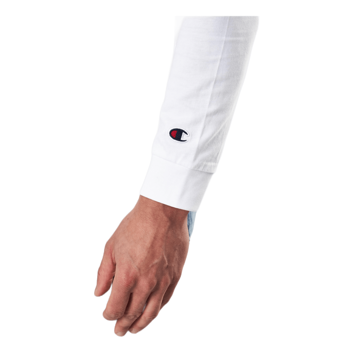 Crewneck Long Sleeve T-shirt Wht