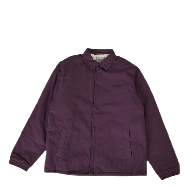 Canvas Coach Jacket Boysenberry / Black