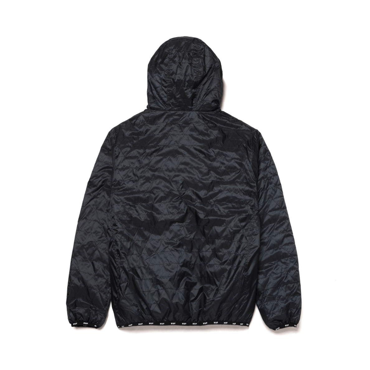 Polygon Quilted Jacket Black