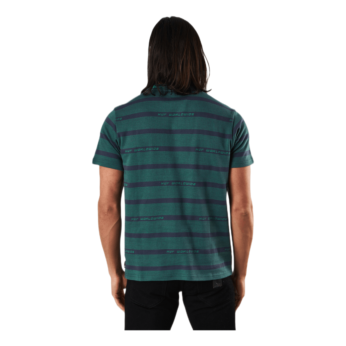 Enzo Striped S/s Knit Top Dynamic Cobalt