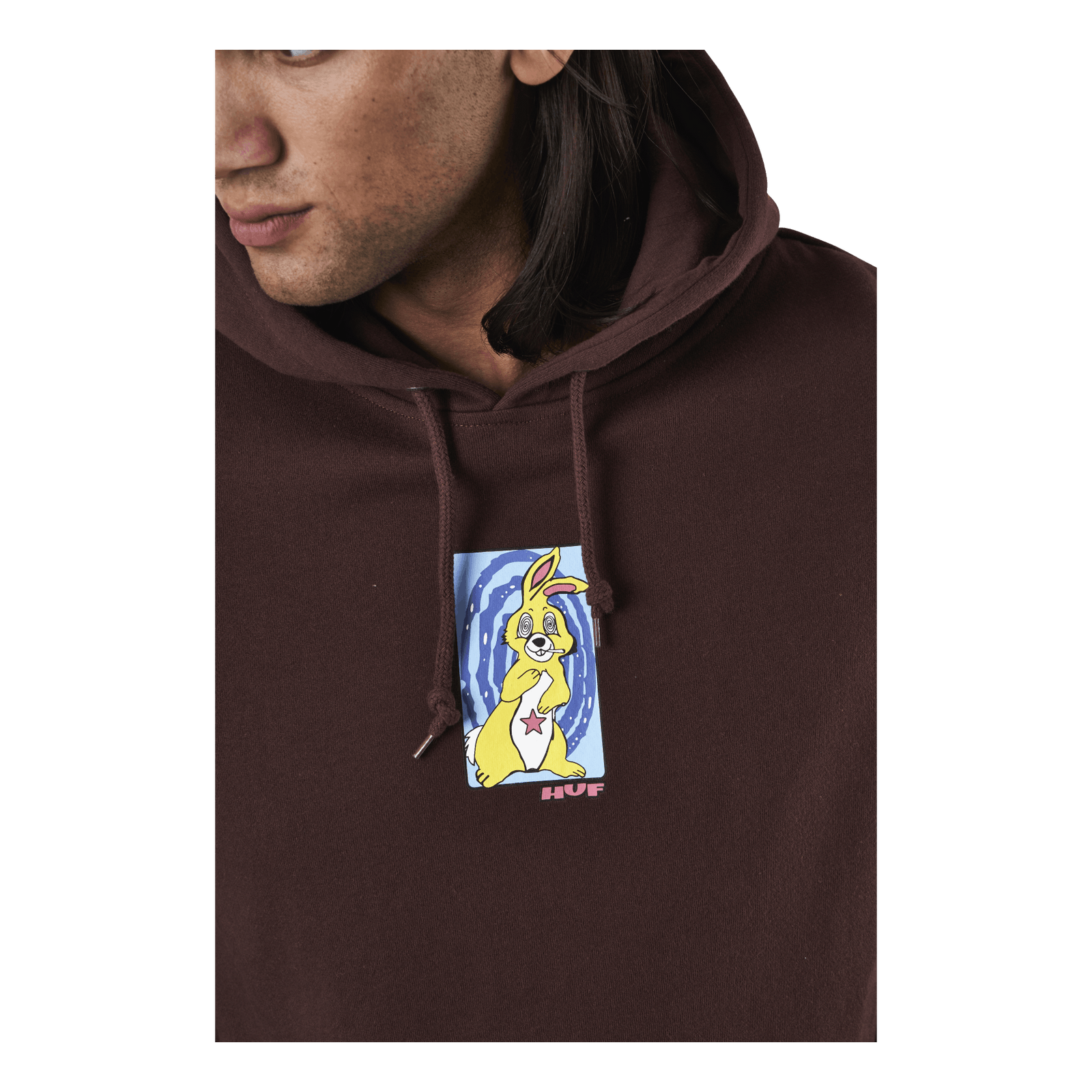 Messed Up Bunny P/o Hoodie Deep Mahogany