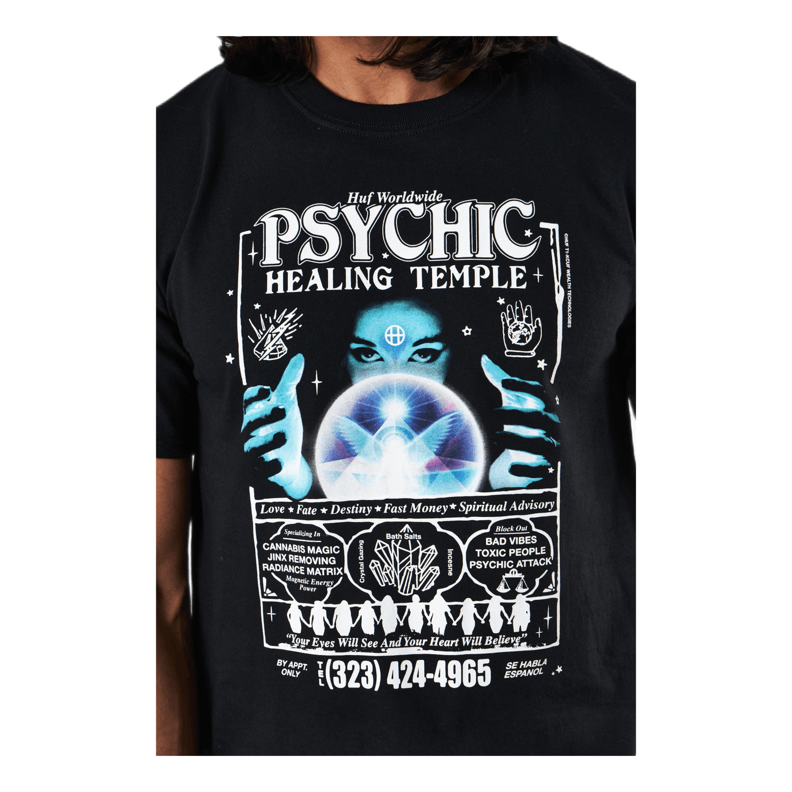 Psychic Temple S/s Tee Black