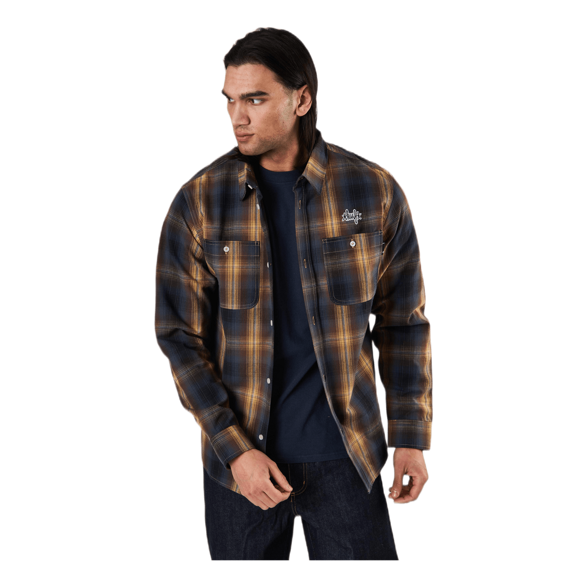 Sanford L/s Flannel Rich Brown