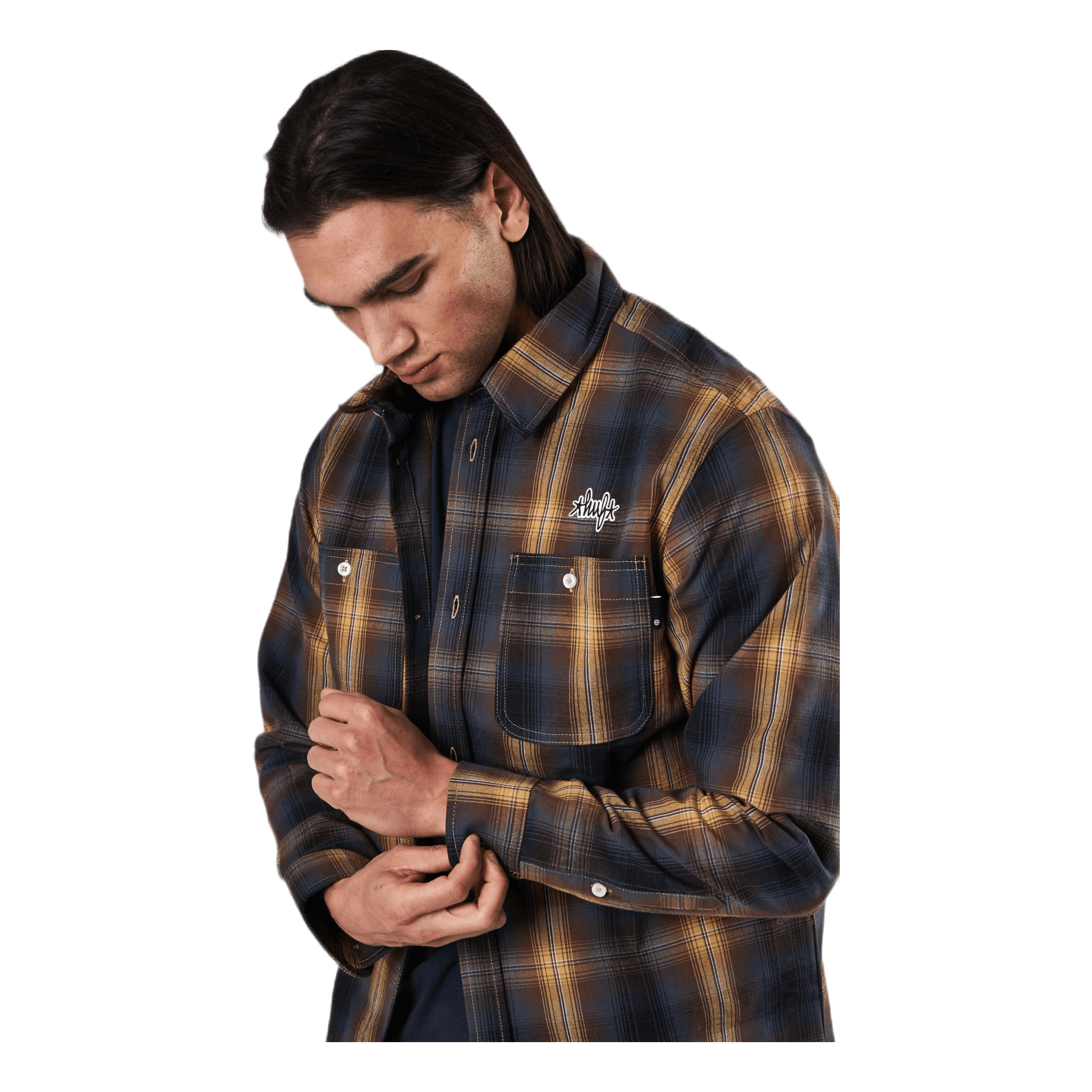 Sanford L/s Flannel Rich Brown