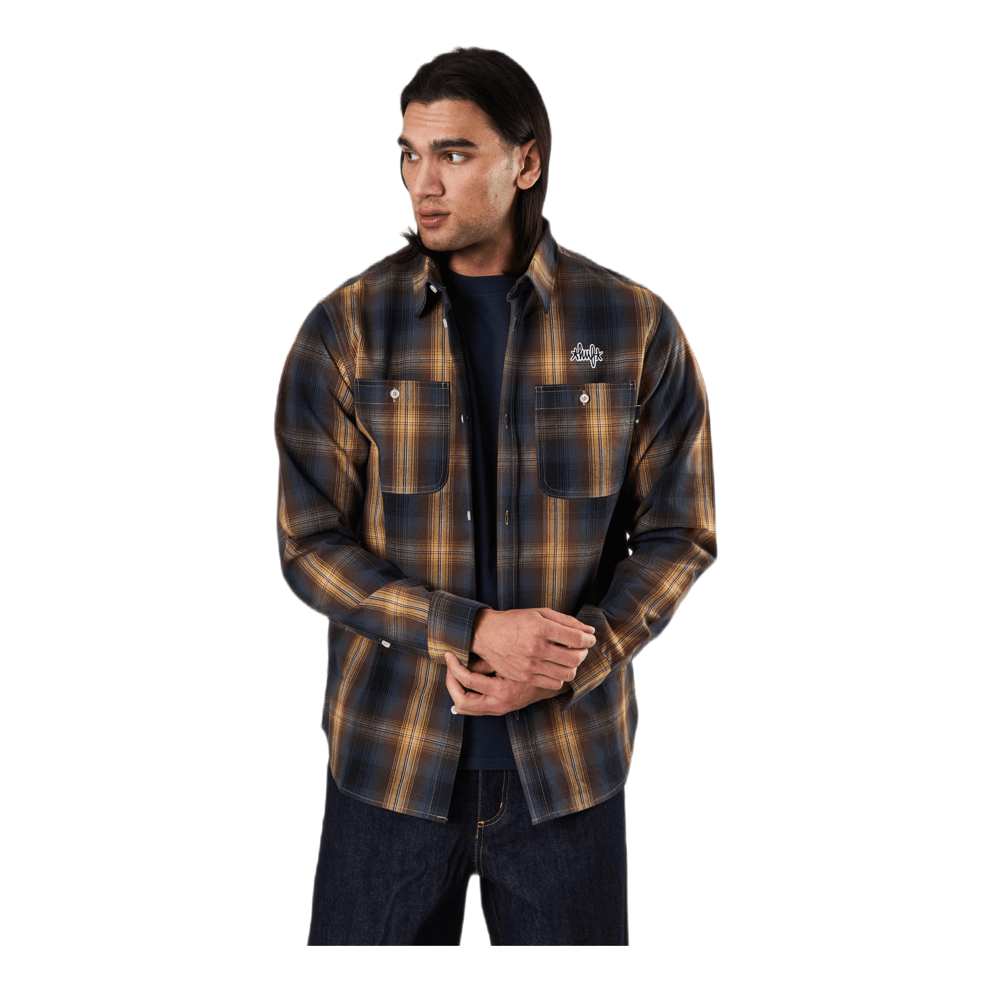 Sanford L/s Flannel Rich Brown