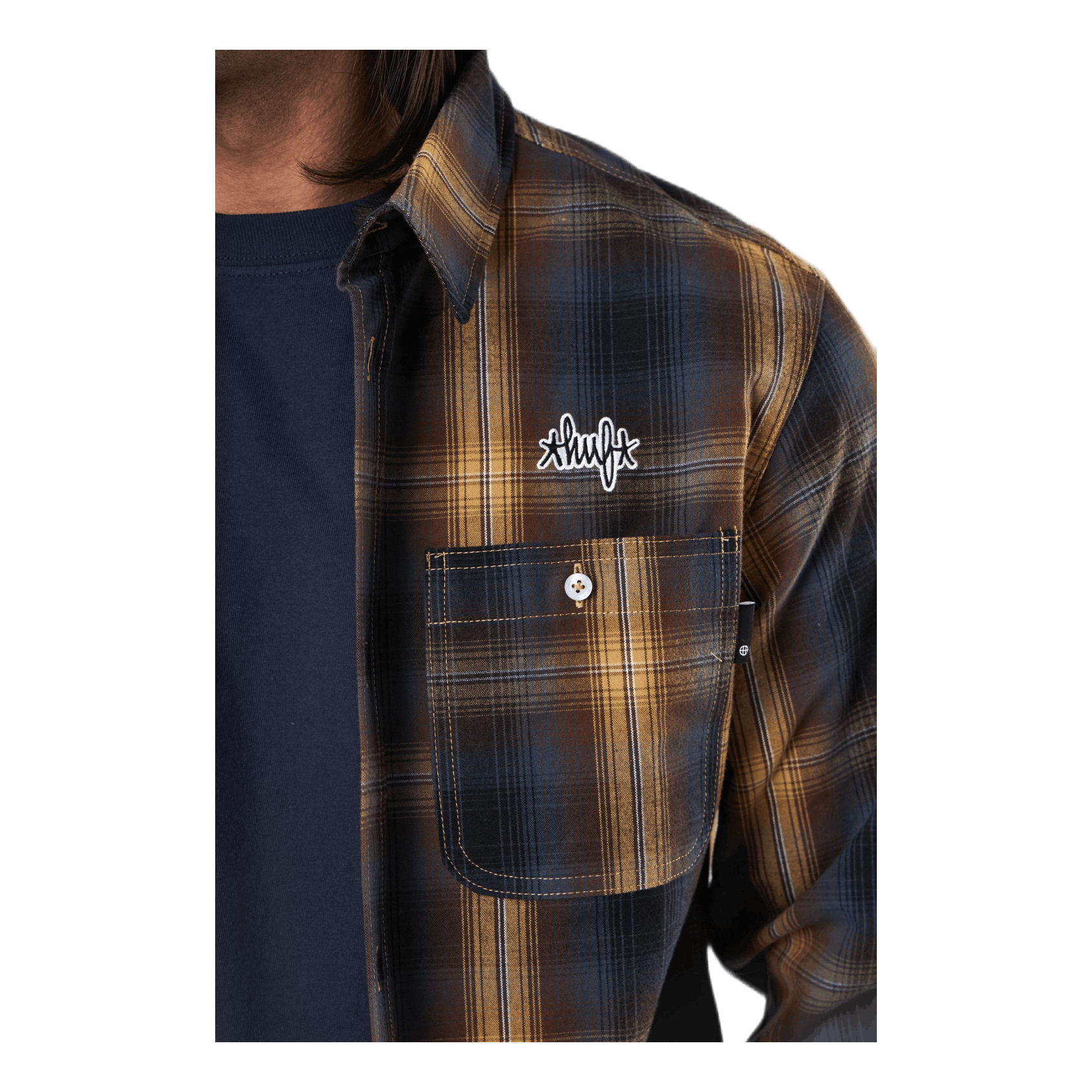 Sanford L/s Flannel Rich Brown