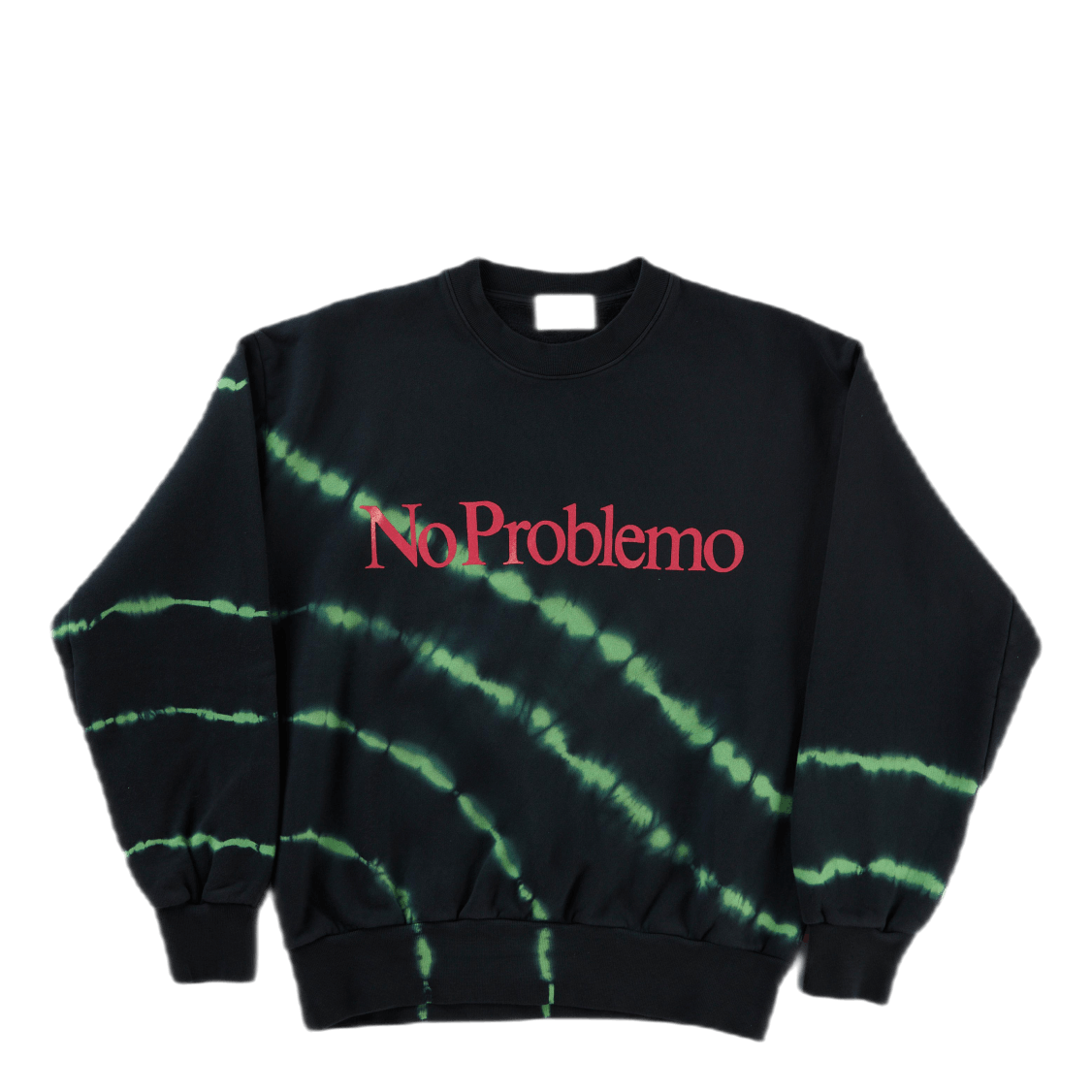 Tie-dye No Problemo Sweatshirt Green