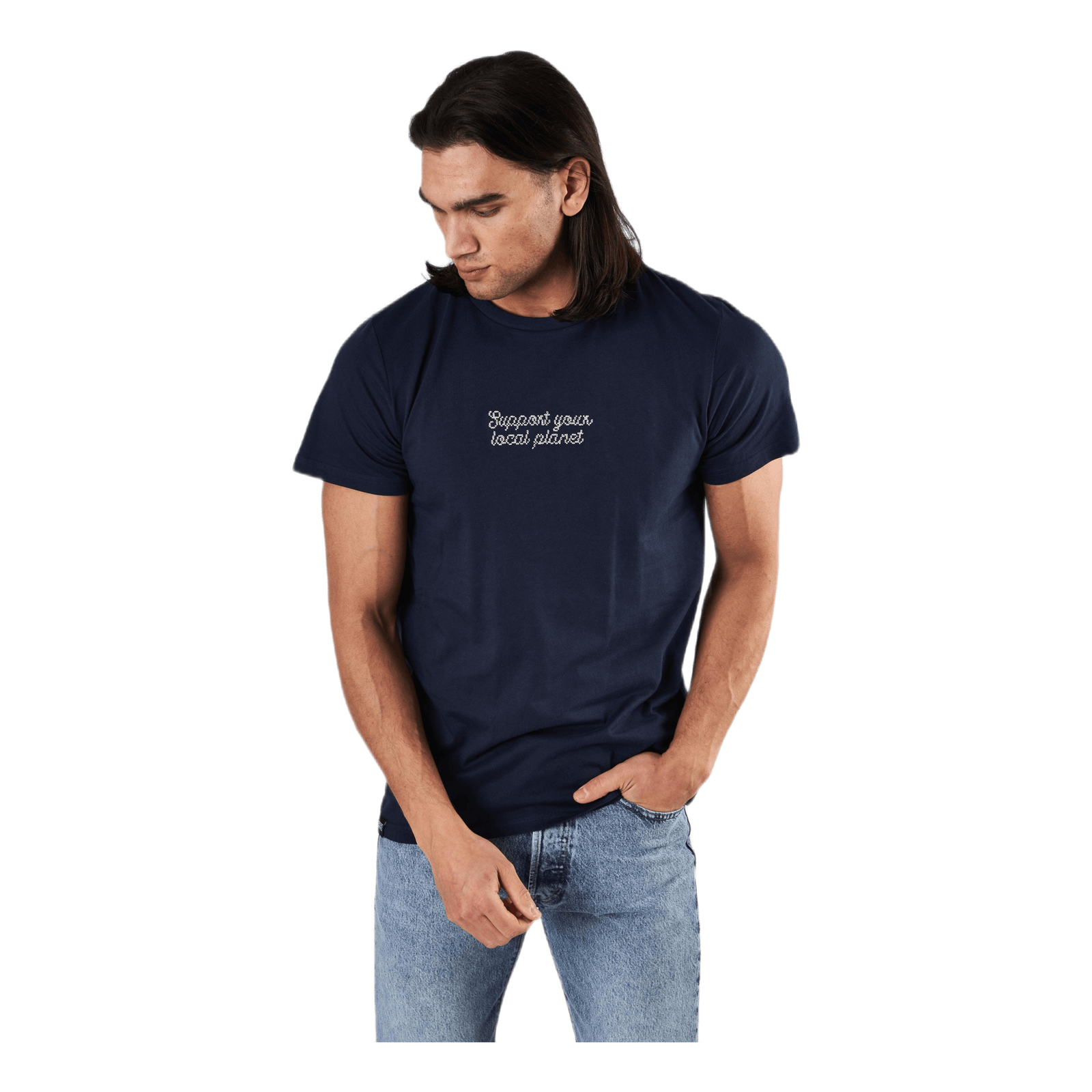 T-shirt Stockholm Cross Stitch Navy