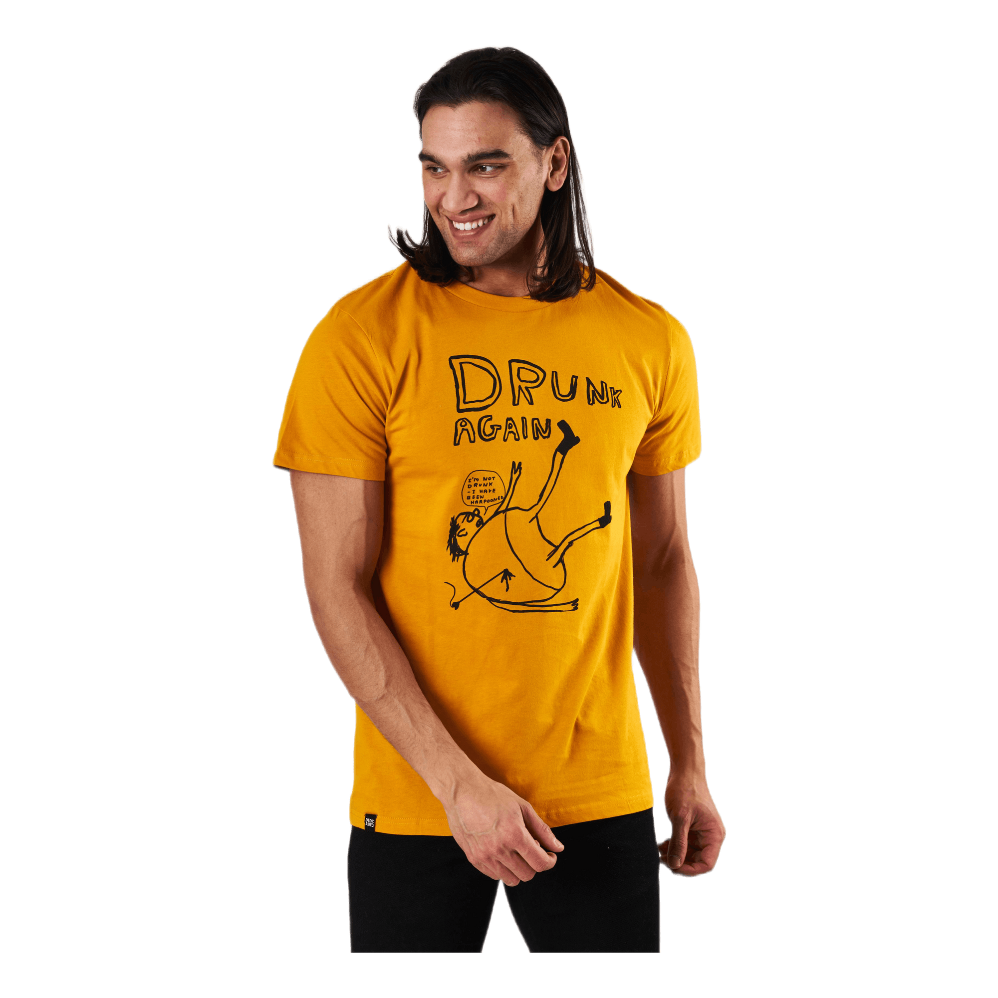 T-shirt Stockholm Drunk Golden Yellow