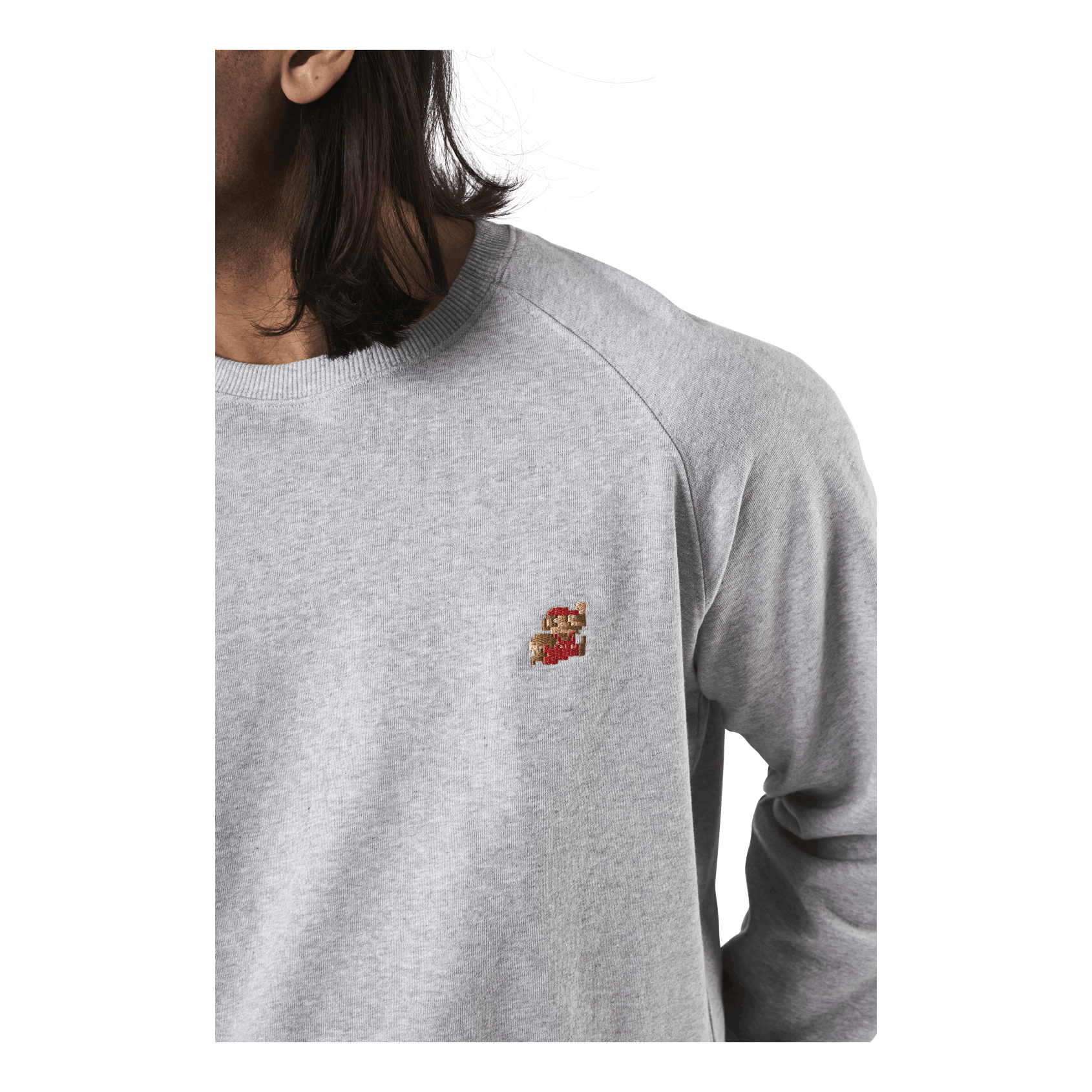 Sweatshirt Malmoe Super Mario Grey Melange