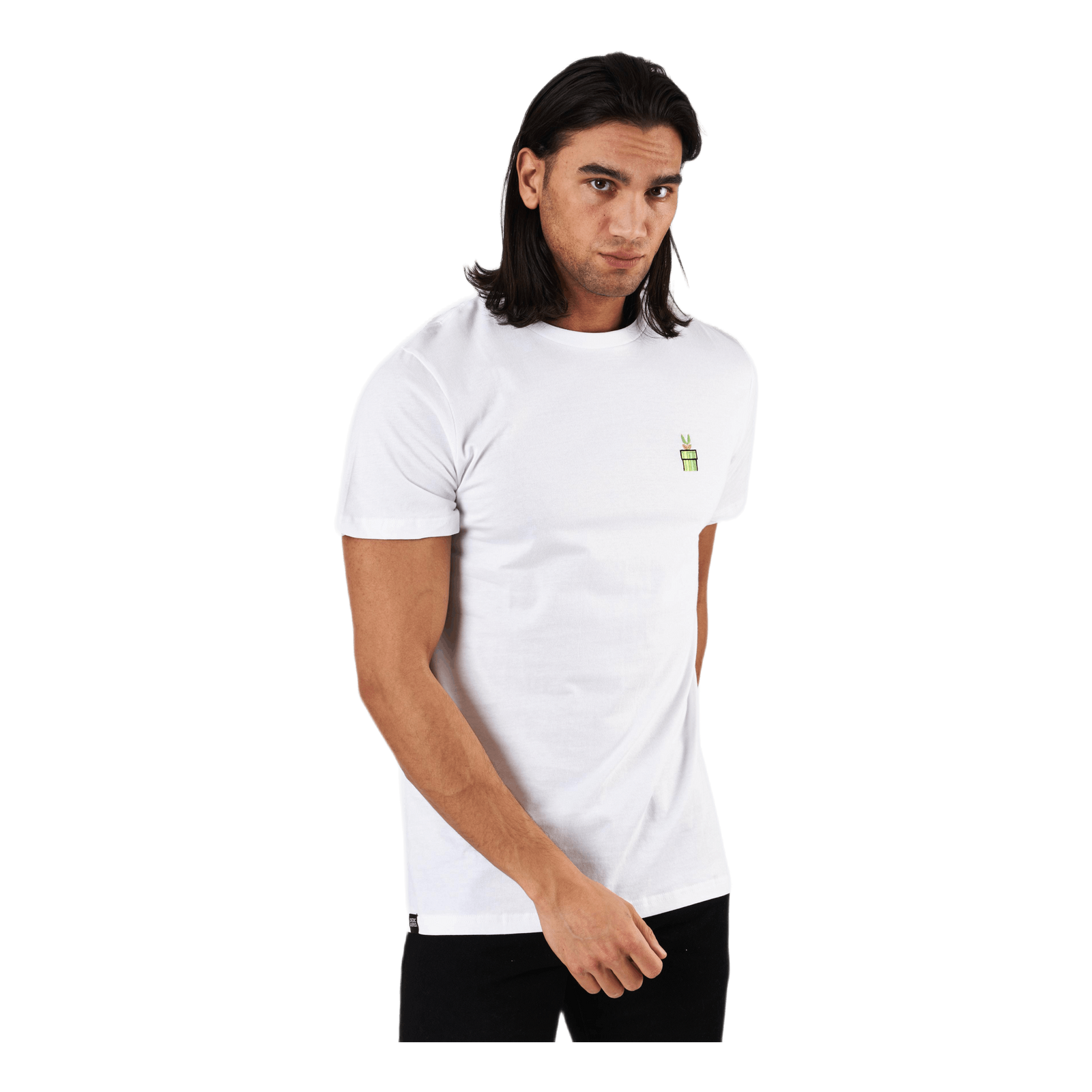 T-shirt Stockholm Green Tube White