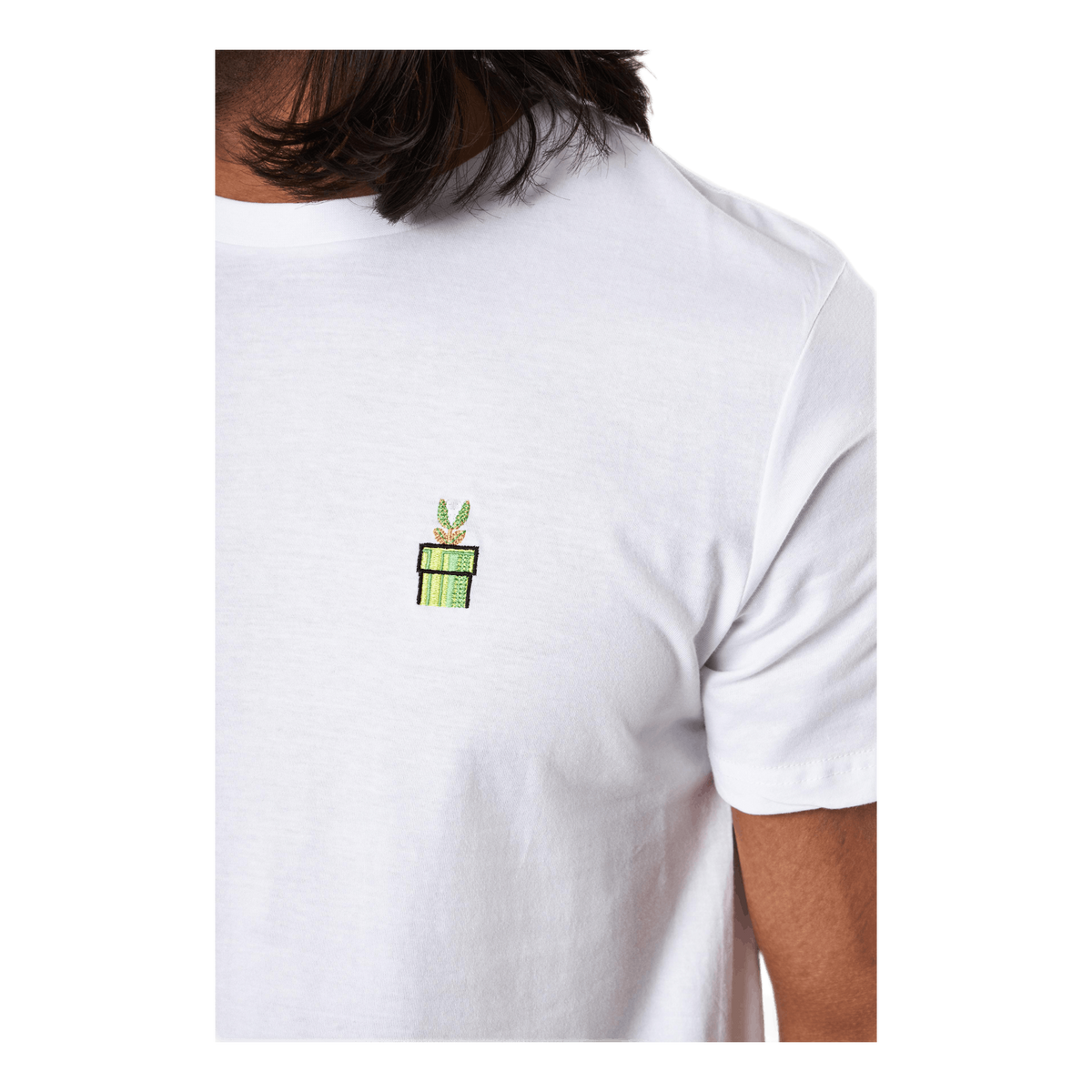 T-shirt Stockholm Green Tube White