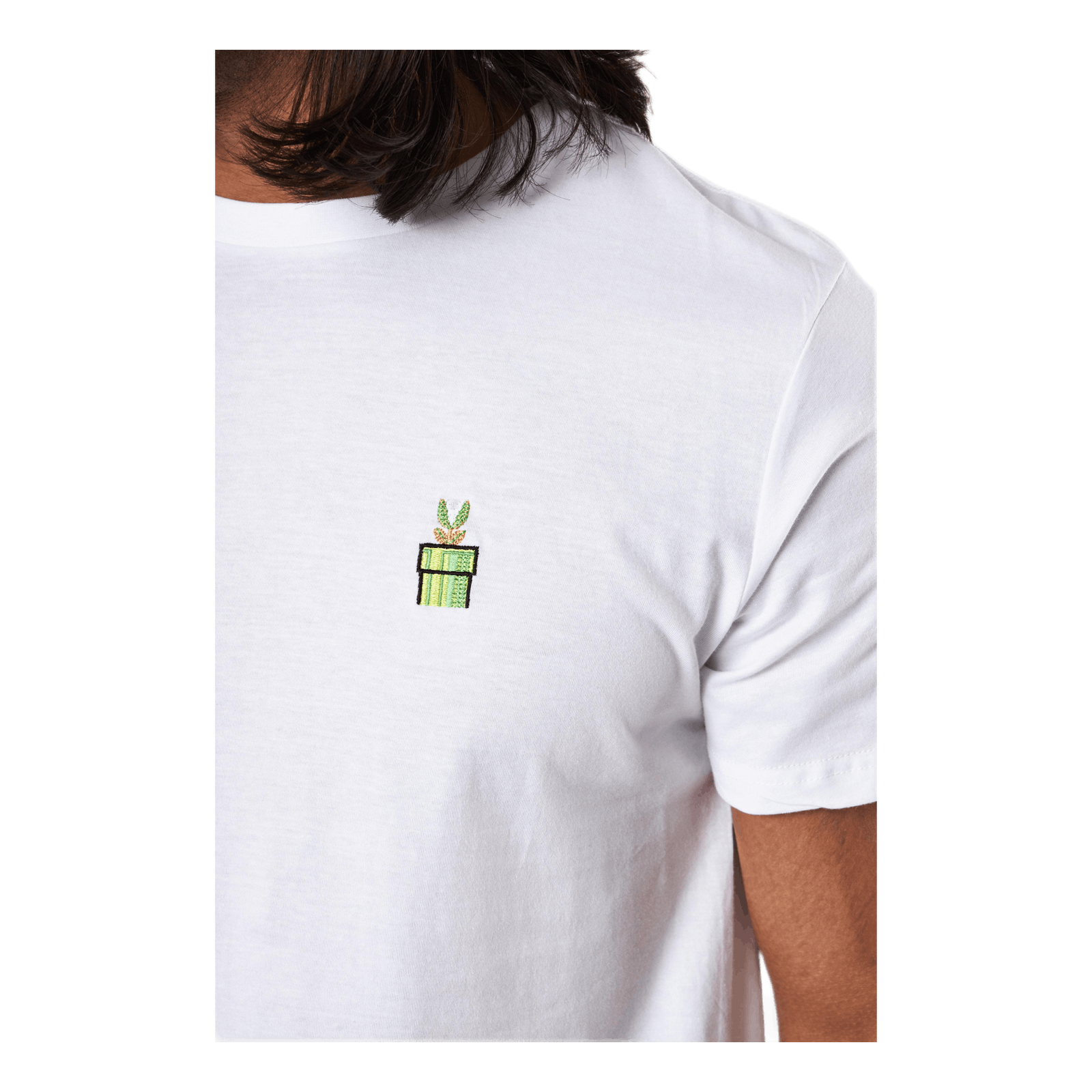 T-shirt Stockholm Green Tube White