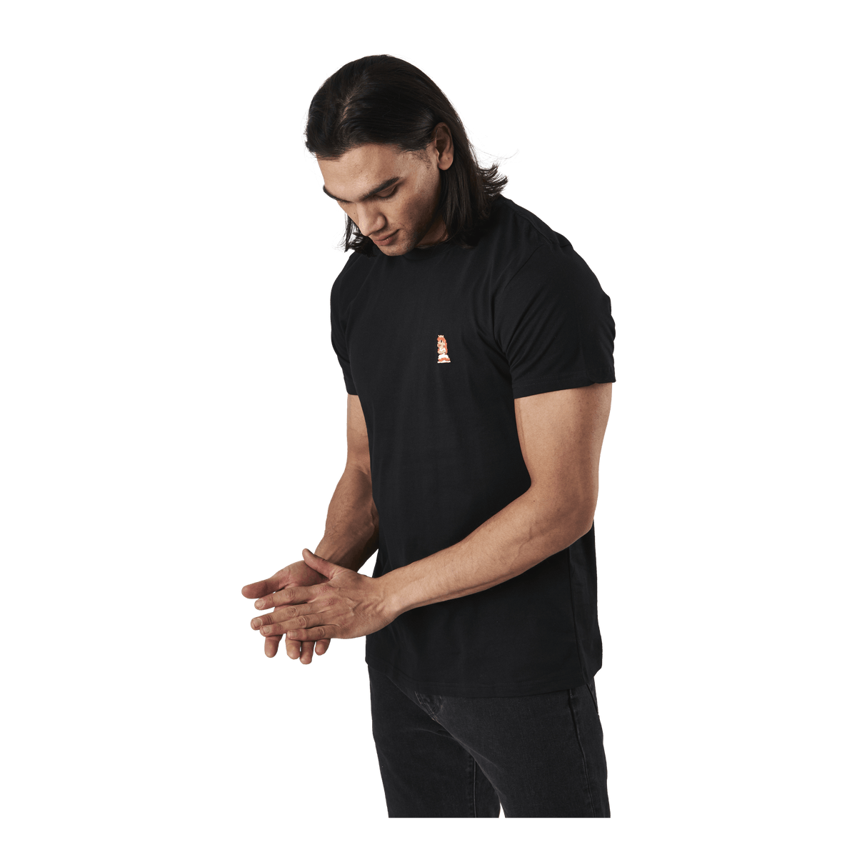 T-shirt Stockholm Peach Black