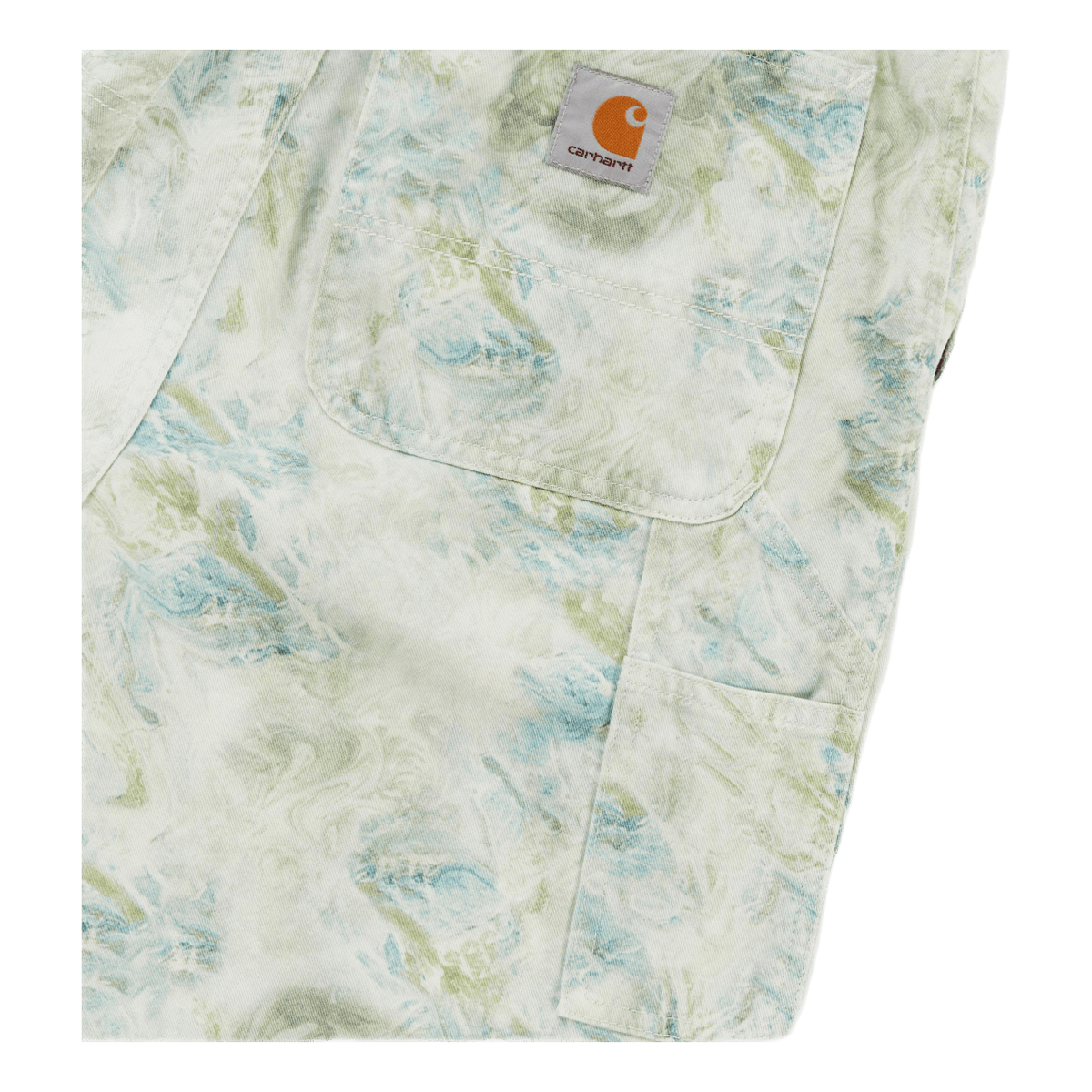 Marble Short Marble Print, Wave /stone Wash