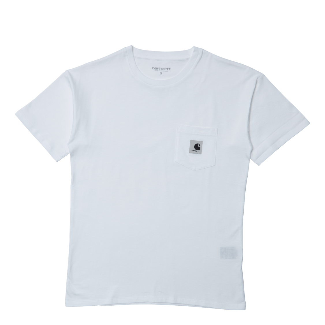 W&#39; S/s Pocket T-shirt White /---