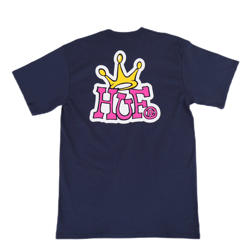 Huf Crown Logo S/s Tee Navy