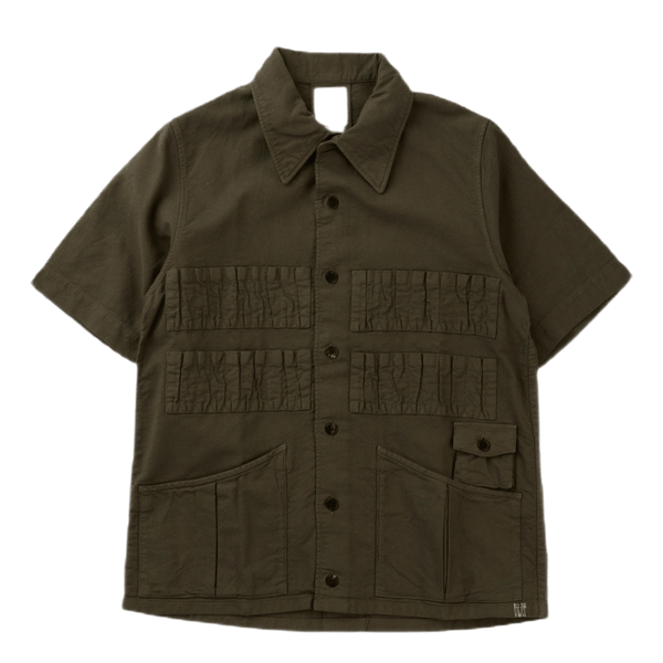 Visvim Ketchum Shirt S/S Olive | Caliroots.Com - Caliroots.com