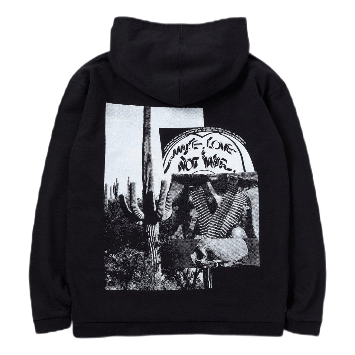 Ootd / C-hooded . Ls Black
