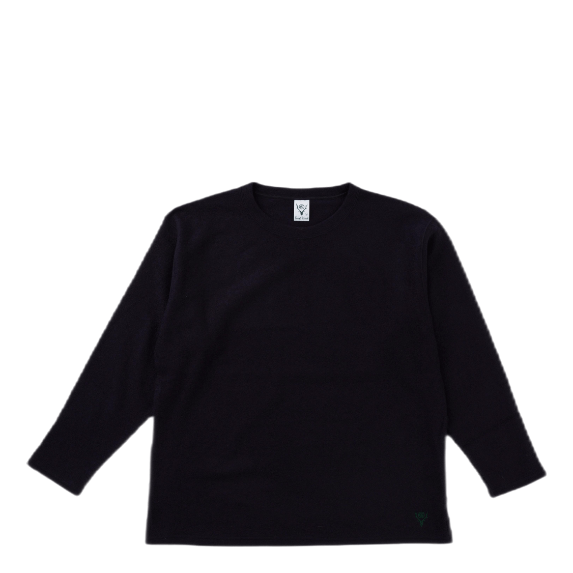 Crew Neck Shirt - Sliver Knit Navy