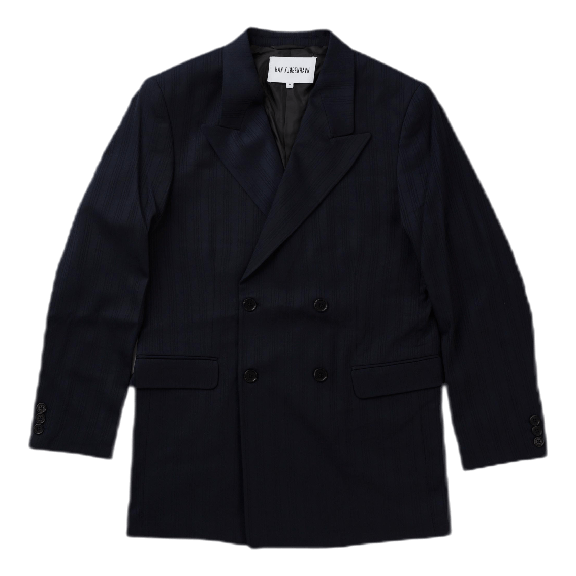 Boxed Suit Blazer Navy