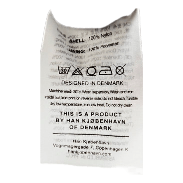 Track Pants Black Nylon