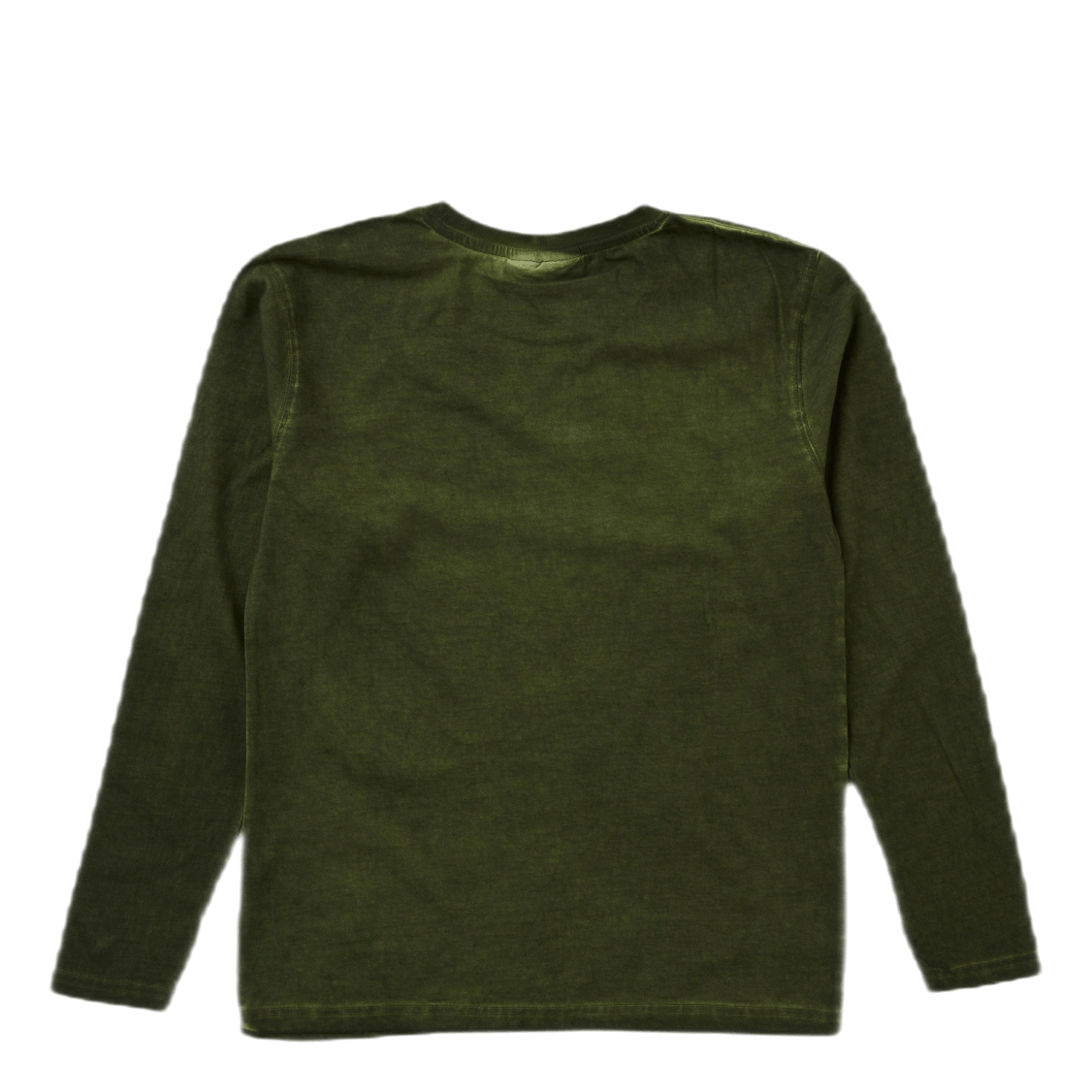 Casual Long Sleeve Tee Green Crush