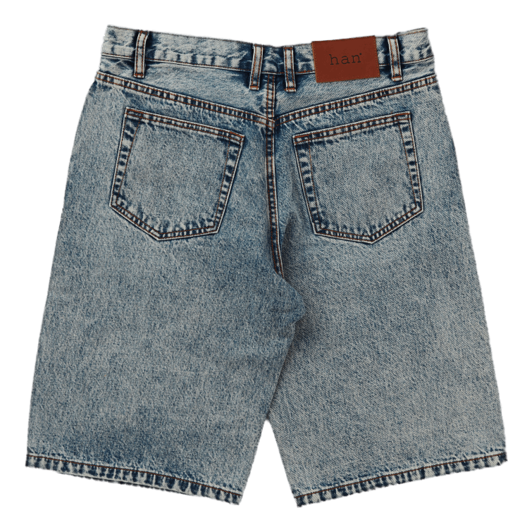 Work Shorts Bleached Denim