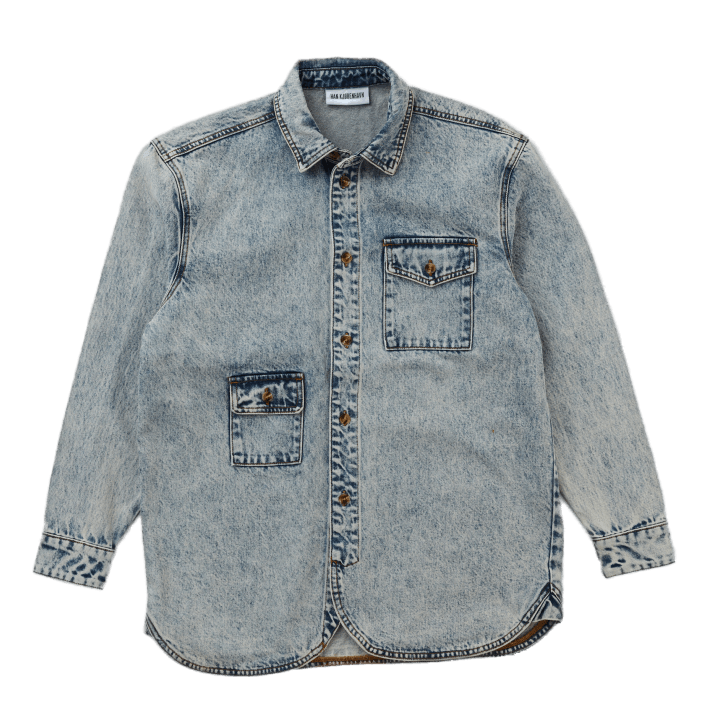 Army Shirt Bleached Denim