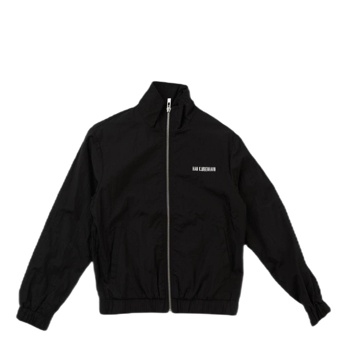 Track Top Black Nylon