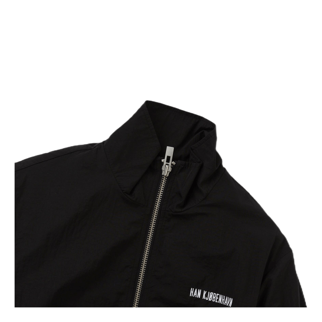 Track Top Black Nylon