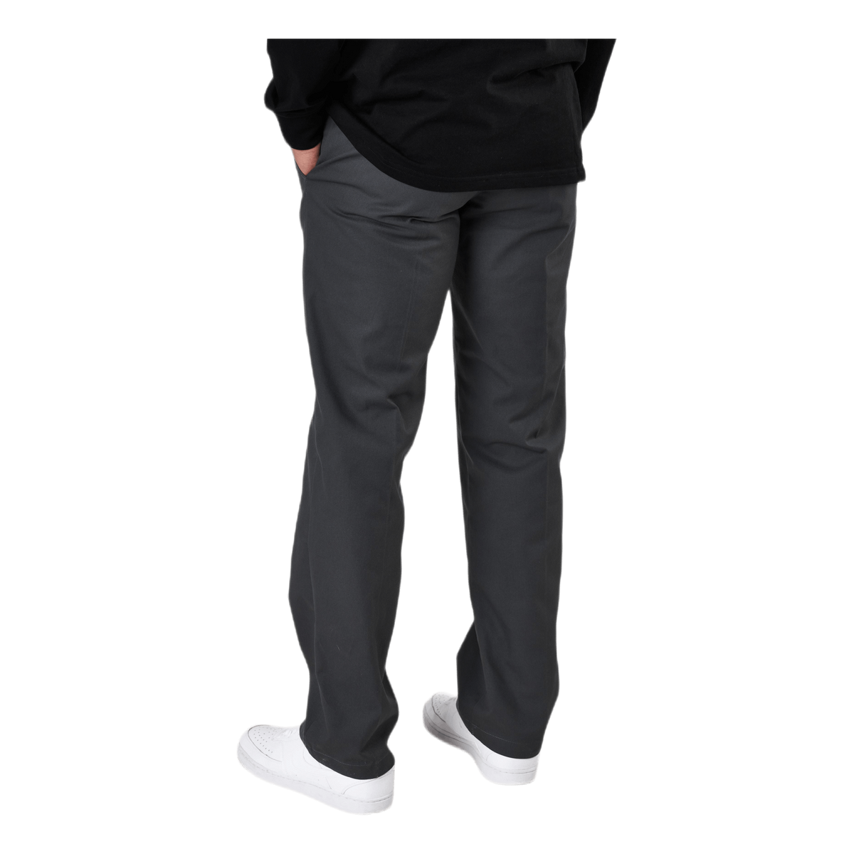 Slim Straight Work Pant Flex Charcoal Grey