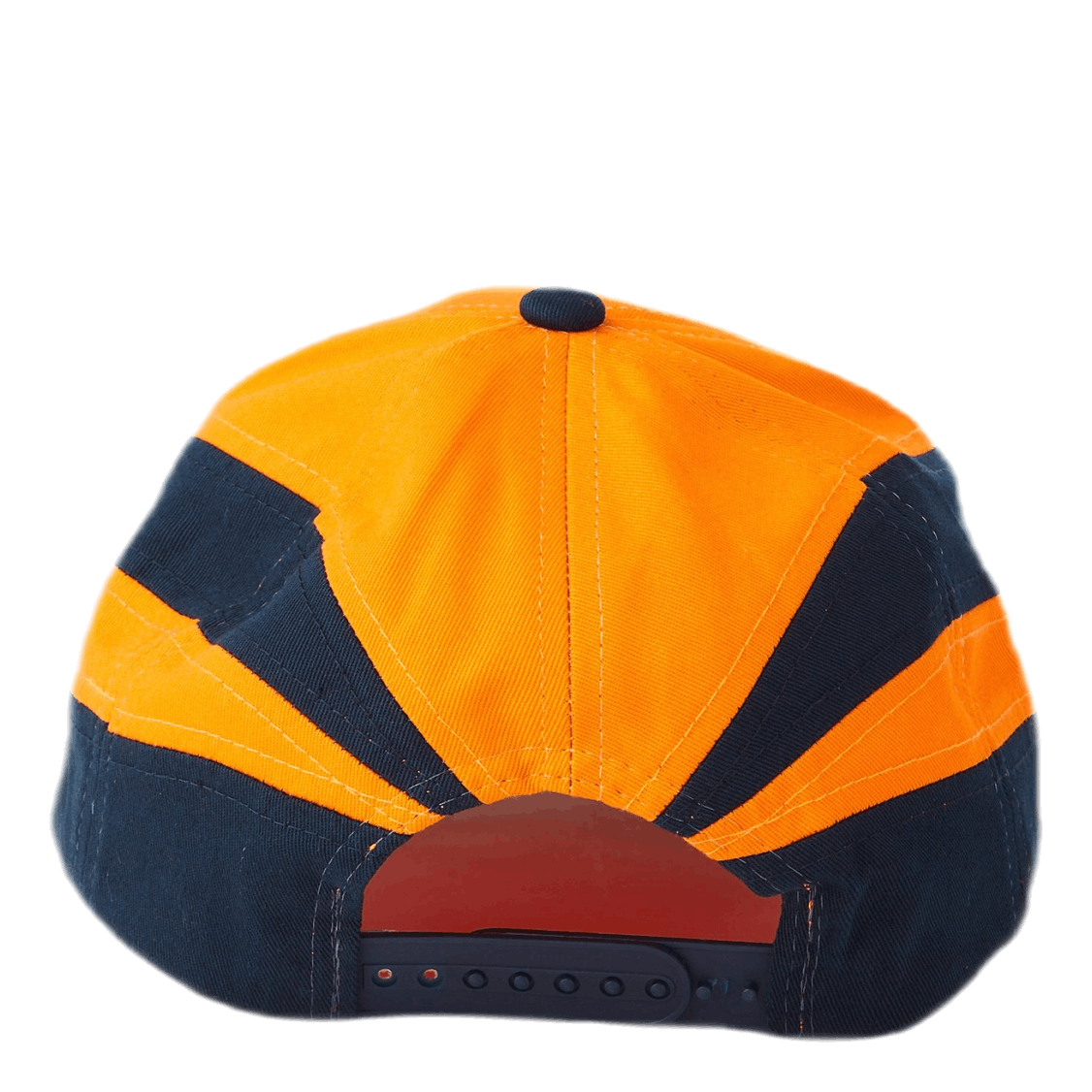 Sports Snapback Hat Orange/ Navy