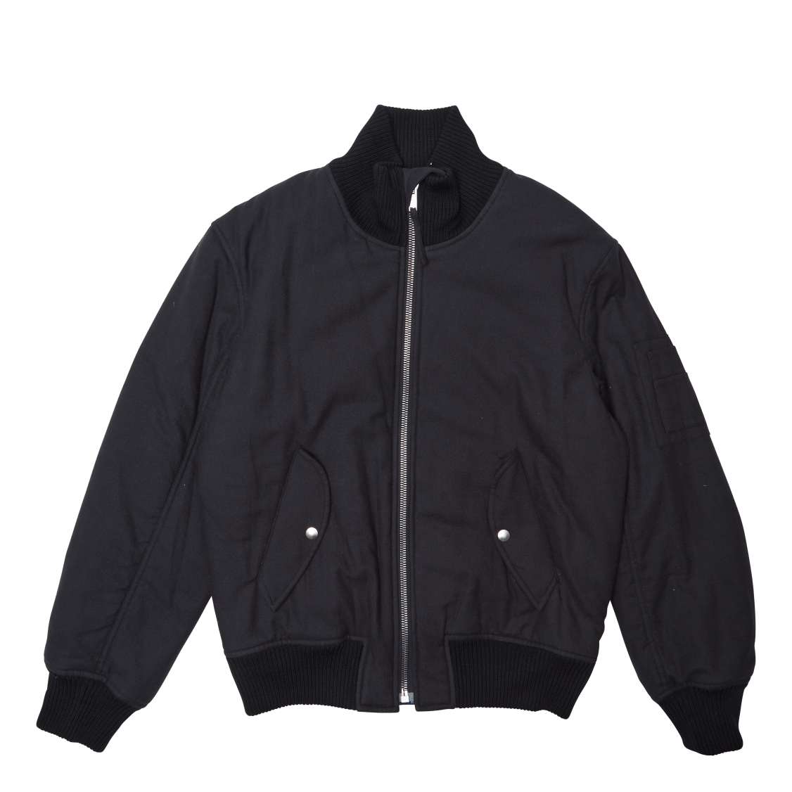 Strapped Bomber.vint Basalt Black