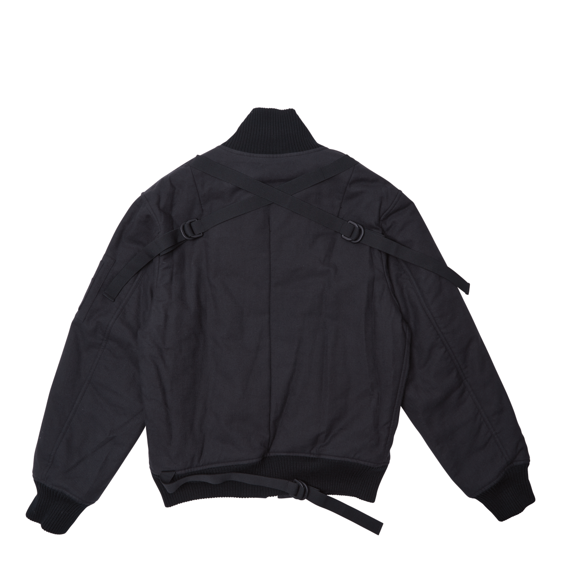 Strapped Bomber.vint Basalt Black